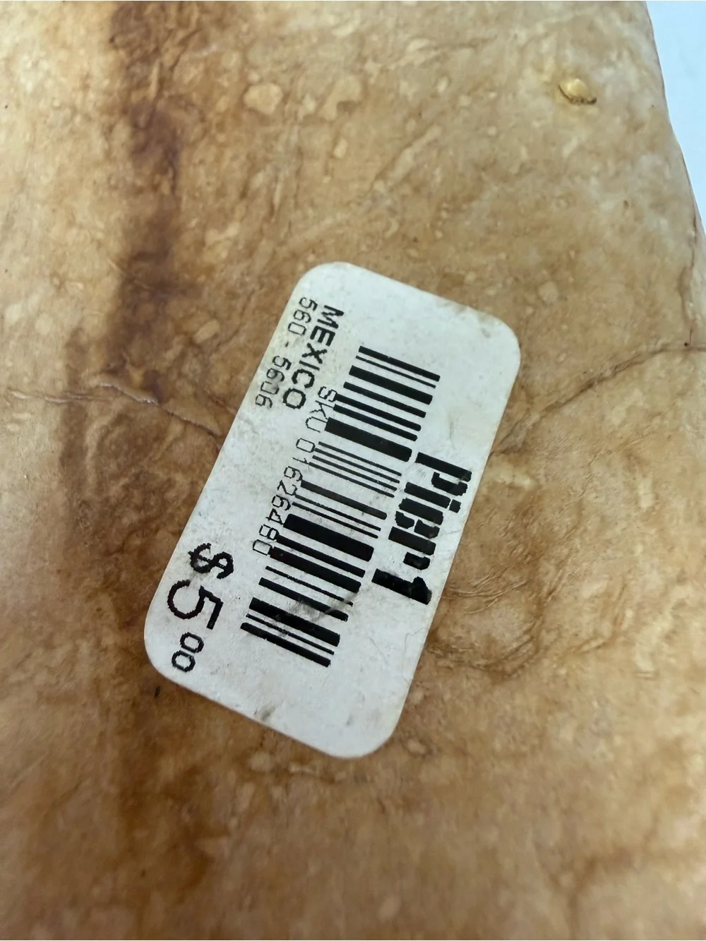 Vintage Pier One Fake Bread French Loaf Baguette Sesame Seeds Prop Staging